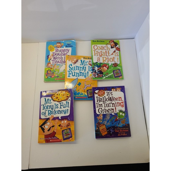 5 Schoolastic Kids Chapter books, Dan Gutman Books - Picture 1 of 8